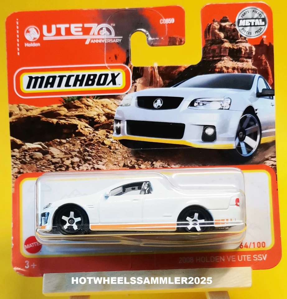 MATCHBOX 70 ANNIVERSARY "2008 HOLDEN VE UTE SSV" FARBE WEISS OVP UNGEÖFFNET - Bild 1 von 1
