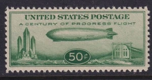 1933 Century of Progress Sc C18 Graf Zeppelin 50c MNH with original gum (06 - Picture 1 of 1