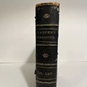 Harper's Magazine June to November 1882 Vol. LXV. Bound Volume Illustrated RB - Picture 1 of 13