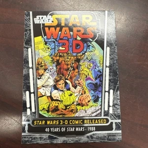 3-D Comic Released 2017 Topps Star Wars 40th Anniversary Card # 72 - Picture 1 of 2