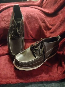 Grandpacore Normcore American Eagle Outfitters Moc Toe Xtra Light Boot/Shoe Sz13 - Picture 1 of 10