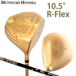 MUTSUMI HONMA MH488 MAX Phoenix Gold Driver 10.5° RH Graphite R-Flex Golf Japan - Picture 1 of 13