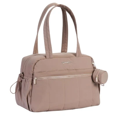 NEW Large Deluxe Diaper Bag Tote with Changing Pad - Color: Brown Brand: GoBaby - Image 1 of 4