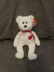 SELTENE FEHLER! VALENTINO Beanie Baby BRAUN NASE DIFFRENT TAG DATUM 1993 1994  - Bild 1 von 6
