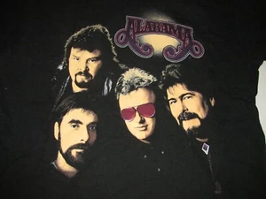 Vintage 1993 Alabama Band Fruit Of The Loom T-Shirt Größe Large Rockmusik  - Bild 1 von 5