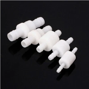 For Fuel Gas Liquid Check Valves Plastic One-Way Non-Return Water Inline Fluids - Picture 1 of 15