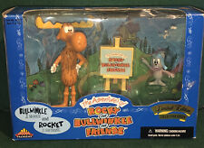 New 1998 Rocky & Bullwinkle Limited Edition Collector Series Figures Rare