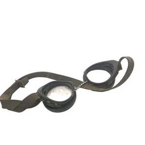 Vintage Goggles Safety Motorcycle Aviator Glasses Steampunk Round, Side Shields - Picture 1 of 6
