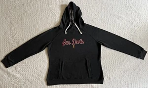 Captivating Men's Sun Devils Hooded Sweatshirt Gray XXL Pullover - Picture 1 of 11