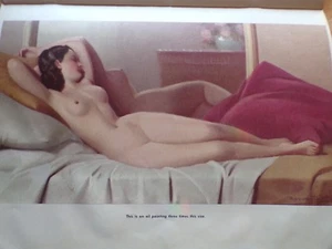 Libro de arte/póster de revista/cartel de revista de colección original desnuda - Imagen 1 de 1