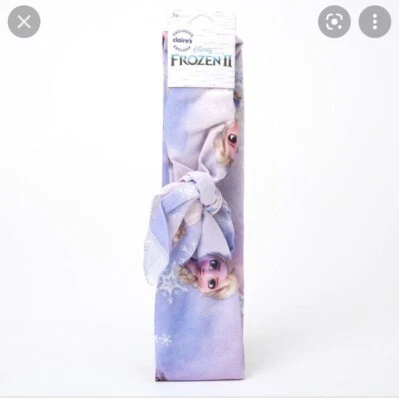 Claire’s ex Disney frozen 2 elsa Bandana headband hair tie Head wrap Princess - Image 1 of 4