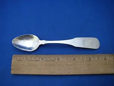 Good Coin Silver Teaspoon-Marked A. MILLER-Location Unknown • 22.99$