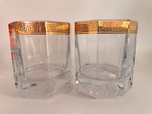 VERSACE Medusa d'Or WHISKEY D.O.F Set of 2 New in Box Whisky Rosenthal Dor - Picture 1 of 6