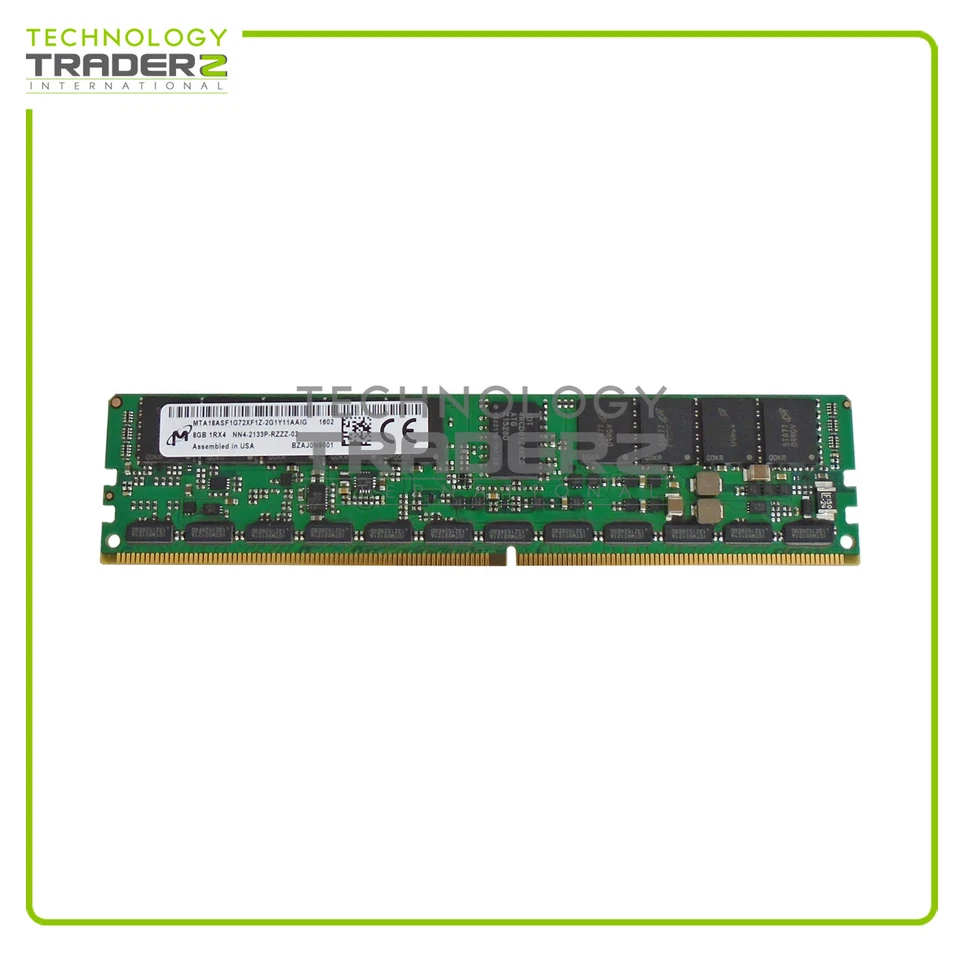 Module De Mémoire Micron 8 Go PC4-17000 DDR4-2133MHz ECC 1Rx4 - Photo 1/1
