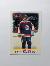 1988-89 O-Pee-Chee Minis #23 Paul MacLean Winnipeg Jets 