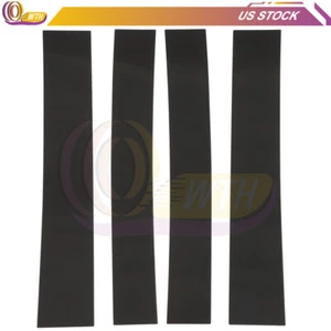 4pc Black For 07-14 Cadillac Escalade Door Trim Gloosy Cover Window Pillar Posts - Foto 1 di 12