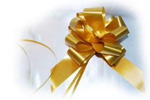COCCARDA SVELTOSTRIP ORO LUCIDA 25 PZ 5 cm. SPOSI MATRIMONIO COMPLEANNO FESTA - Imagen 1 de 1