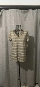 Mudd XS Damen Greenstrip Burnout S/S Core Tee Neu mit Etikett - Bild 1 von 4