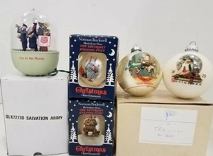 Lotto Ornamenti Natalizi Vintage Salvezza Esercito Band - Hallmark Norman Rockwell  - Foto 1 di 5