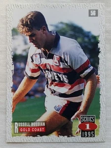 1995 ARL Dynamic Series 1 Card 56 - Russell Bussian - Gold Coast Seagulls - Foto 1 di 2