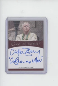 GAME OF THRONES IRON AUTO AUTOGRAPH INSCRIPTION CLIFFORD BARRY ULLHOR GREIZHEN - Picture 1 of 1
