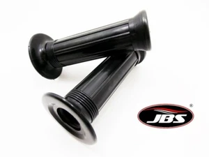 SUZUKI TS185ER 78-85 JBS BLACK HAND GRIP SET LEFT RIGHT PAIR HANDLEBAR GRIPS - Picture 1 of 4