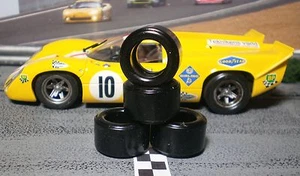 1/32 URETHANE SLOT CAR TIRES 2pr PGT-21137LM fit FLY Lola T70 MkIII - Picture 1 of 1