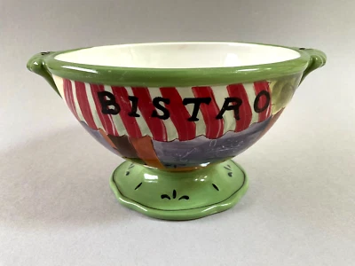 Tazón de sopa/cereal con patas de bistró internacional certificado 'Jennifer Brinley' Foto 1 de 4