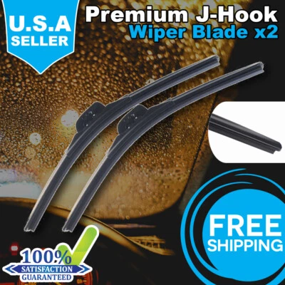 Windshield Wiper Blades for 1987-1999 Toyota Tercel J HOOK OEM QUALITY - Image 1 of 4