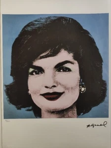 Andy Warhol Signed - Jacqueline Kennedy - Certificate Leo Castelli - Picture 1 of 7