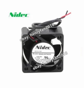 Nidec D04G-24TS2 01 Axial Fan DC24V 0.17A 40X40X20MM Server/Inverter Cooling Fan - Picture 1 of 5