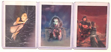 THE ART OF HEAVY METAL~CHROMIUM CHASE CARDS~ 1995~ Lot Of 3~COMIC IMAGES~NM