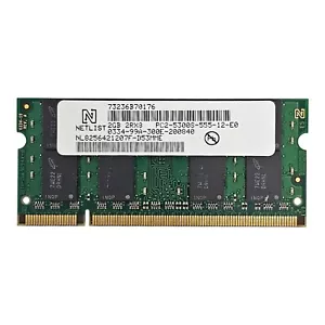 NL8256421207F-D53MME Netlist 2GB DDR2 PC2-5300S 200-Pin Memory Module RAM - Picture 1 of 2