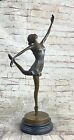 Ballerina Bronze Sculpture Art Nouveau Deco Figurine Statue Figure Home Decor Nr