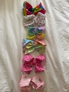 Jojo Siwa 5” Bows 6-pack As Shown - Picture 1 of 7