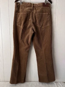 VTG LRL Ralph Lauren Polo Classic Bootcut Women's Size 12 Brown Corduroy Pants - Picture 1 of 11
