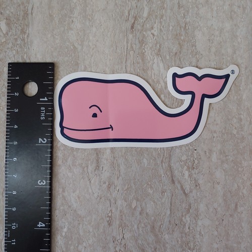 VINEYARD VINES Pink Whale Sticker Decals | eBay