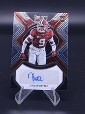 2023 Panini Select Draft Picks Football Jordan Battle RC AUTO Silver[cikeB4]