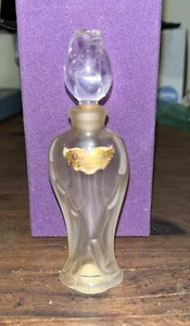 Vtg 4 3/4" Guerlain Shalimar Rosebud Flacon Amphora rose bud bottle 1950's Empty - Picture 1 of 8