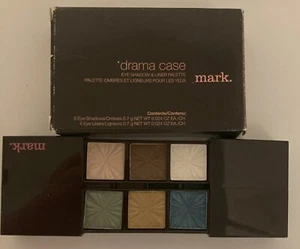 Avon Mark Drama Case Eyeshadow & Eyeliner Palette Face Makeup Discontinued - Picture 1 of 2