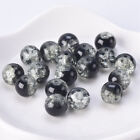 4/6/8/10mm Cracked Round Crystal Glass Loose Spacer Beads for Jewelry Making