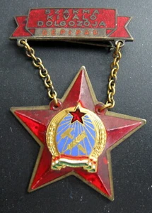 HÚNGARA - MEDALLA NUMERADA AL TRABAJADOR EN LA INDUSTRIA DE MAQUINARIA - Imagen 1 de 2