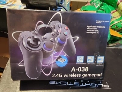 USB Wireless Gaming Controller Gamepad for PC Laptop Computer&PS3&Android&Steam - Image 1 of 3