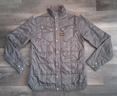 Sobrecamisa acolchada de esquí G Star Raw 5620 gris verdoso para hombre talla grande Foto 1 de 4
