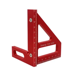 Transportador cuadrado para carpintería aleación de aluminio inglete triángulo regla diseño5073 - Imagen 1 de 6