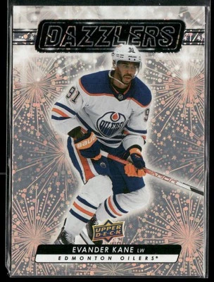 2023-24 Upper Deck Evander Kane Dazzlers Orange #DZ-15 Edmonton Oilers - Image 1 of 2