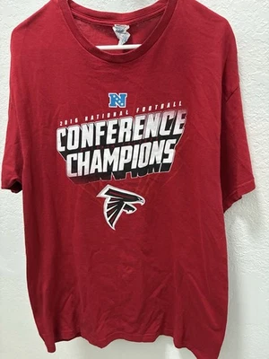 Camiseta Atlanta Falcons NFC Conference Champions 2016 NFL Football Team Logo Foto 1 de 4