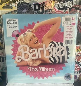 BARBIE Soundtrack NEW COTTON CANDY PINK VINYL W/HYPE STICKER - Picture 1 of 3