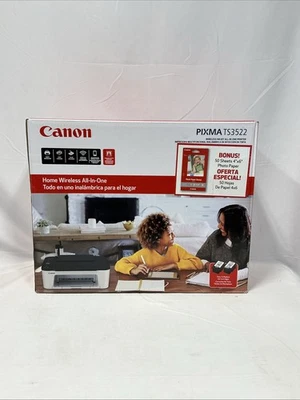 Canon PIXMA TS3522 Color Inkjet All-In-One Printer - 4977C043 - Image 1 of 4
