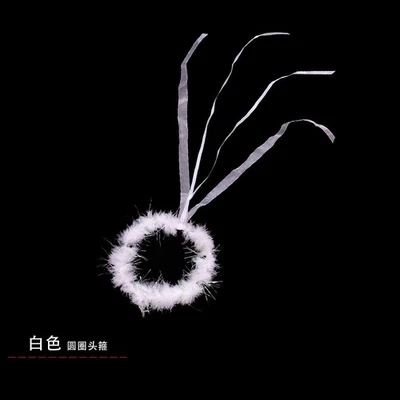 Diadema Halo Fiesta Cabeza de Ángel Disfraz de Ángel Vestido Elegante Aro de Ángel Oscuro Foto 1 de 4